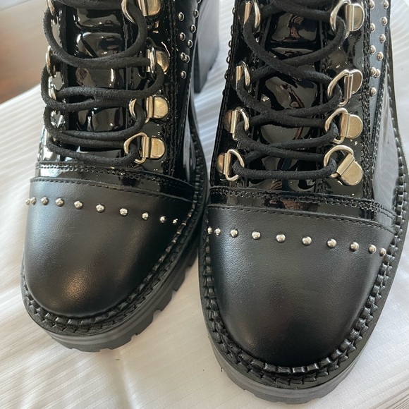 The Kooples. Studded accents leather combat boots. NWOT. Black. Never worn! - Picture 10 of 11